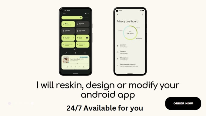 Gig Preview - Reskin, design or modify your android app