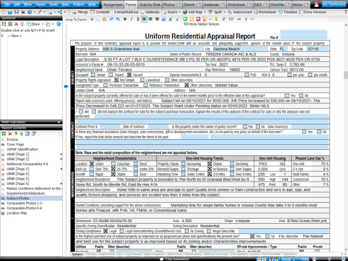 Gig Preview - Create real estate appraiser reports and virtual assistant