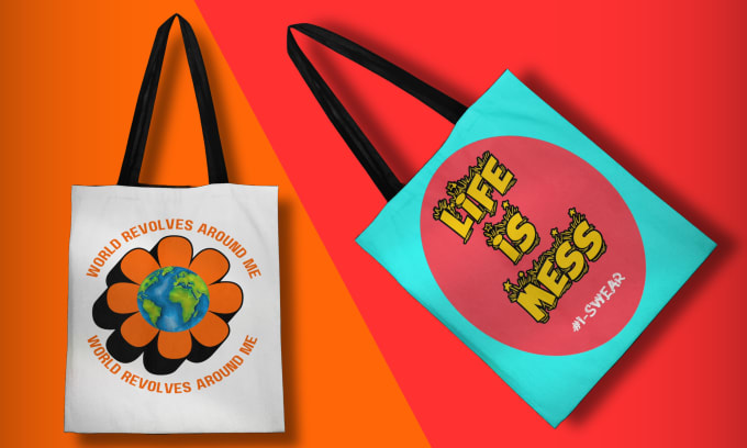 Gig Preview - Create eyecatchy amazing tote bags or shopping bags