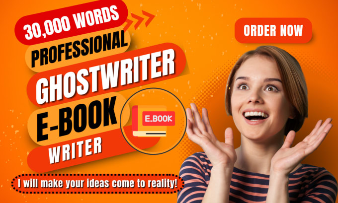 Gig Preview - Ghostwrite 30k words ebook as ghost book writer, do amazon kdp book formatting