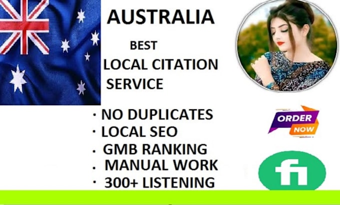 Gig Preview - Do 350 aus local listing citations and directory submissions for local seo