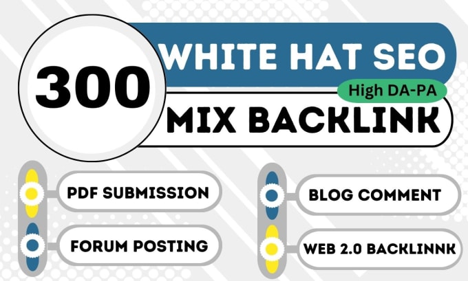 Gig Preview - Do 300 high authority dofollow and contextual mix backlinks