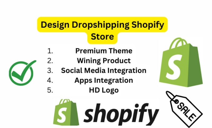 Gig Preview - Customize dropshipping shopify store and optimized for conversion