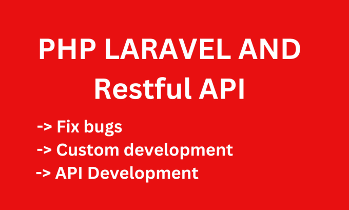 Gig Preview - Your senior PHP laravel developer