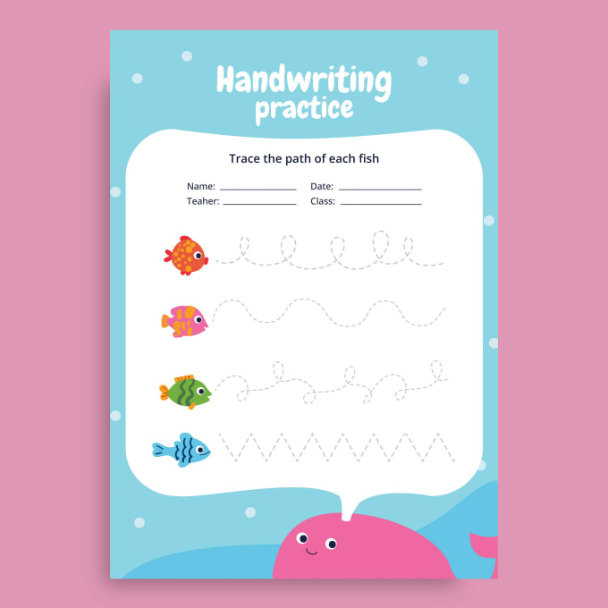 Gig Preview - Design professional preschool worksheets, tracing, activity books