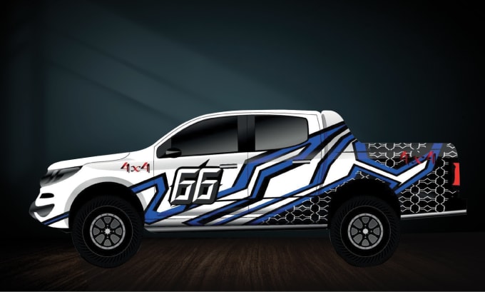 Gig Preview - Car wrap design, 4x4 design sports car wrap and  van and car wrap design