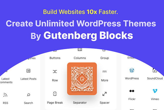 Gig Preview - Create unlimited wordpress themes by gutenberg blocks