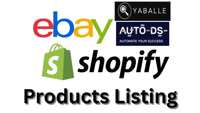 Bestseller - upload aliexpress products to ebay, shopify via dsers, yaballe, autods