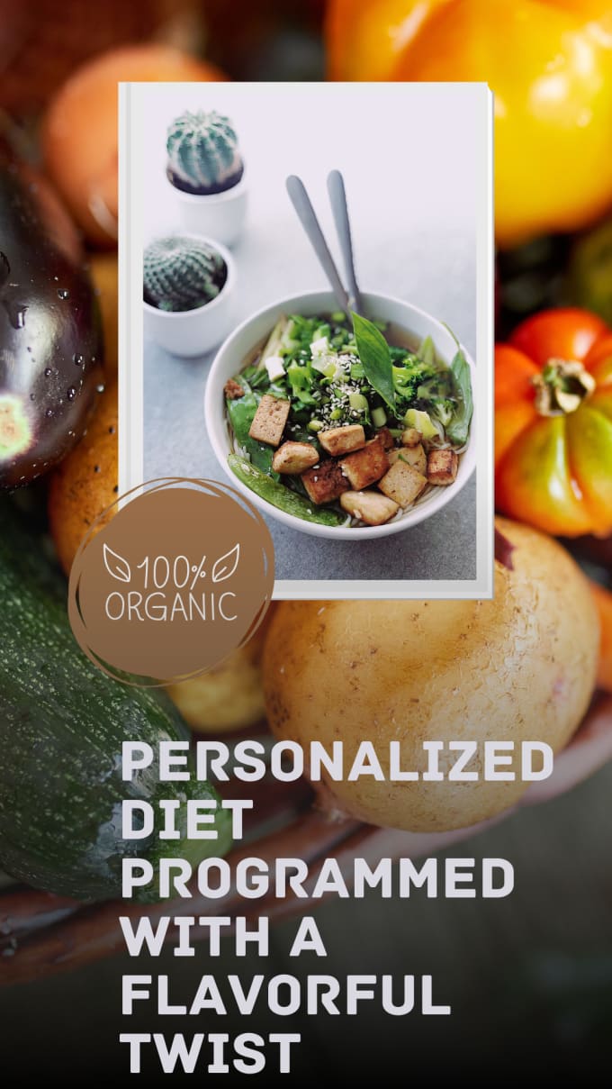 Gig Preview - Make personalized diet programmed with a  flavorful twist