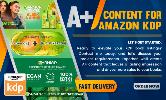 Gig Preview - Design amazon kdp a plus content for your book marketing