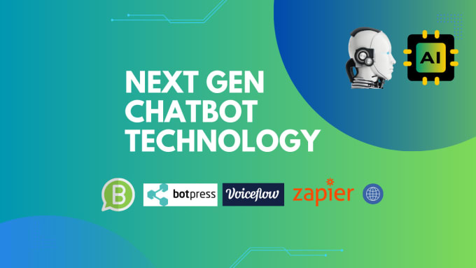 Gig Preview - Develop chatbot in botpress, voiceflow or stackai and train on your data