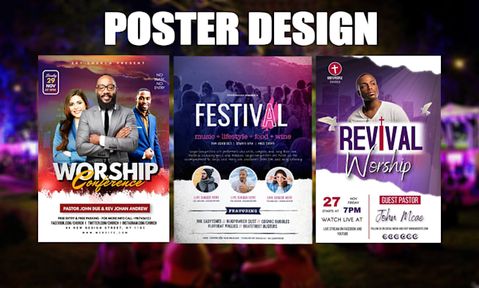 Gig Preview - Design professional flyers and posters within 4 hours