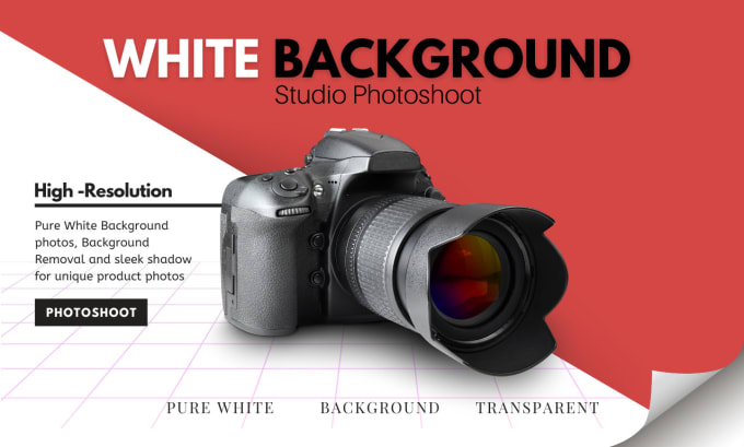 Gig Preview - Take pure white background product photos