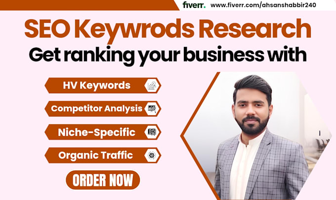 Gig Preview - Do advance seo keyword research for ranking and competitor analysis