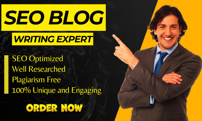 Gig Preview - Do engaging SEO articles and blog posts writing