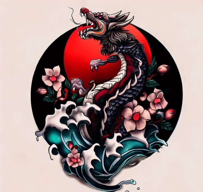 Kintaro Japanese Tattoo Art Print  Japanese Tattoos by Eli Ferguson