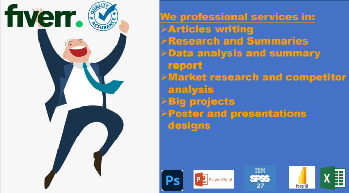 Gig Preview - Design research posters, presentations, market research and summary reports