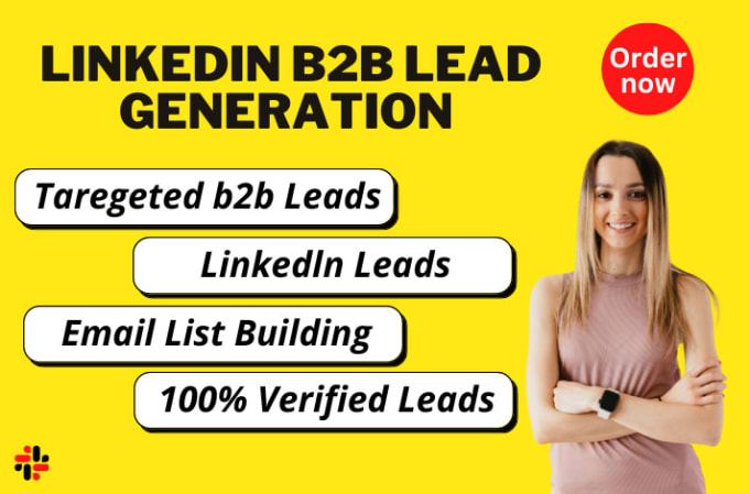 Gig Preview - Do b2b lead generation, linkedin leads and targeted list for you