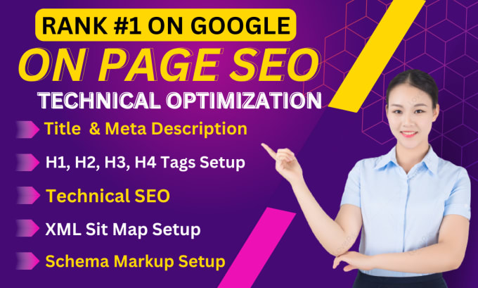 Gig Preview - Do website on page SEO service and technical optimization of wordpress