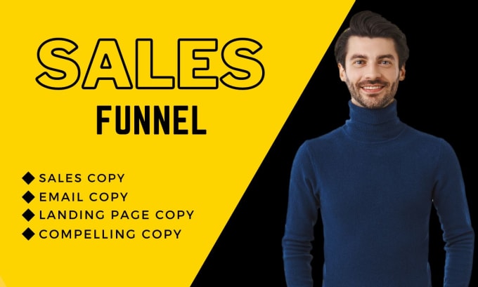 Gig Preview - Write sales copy for sales funnel, sales page, email copy, and ads copywriting