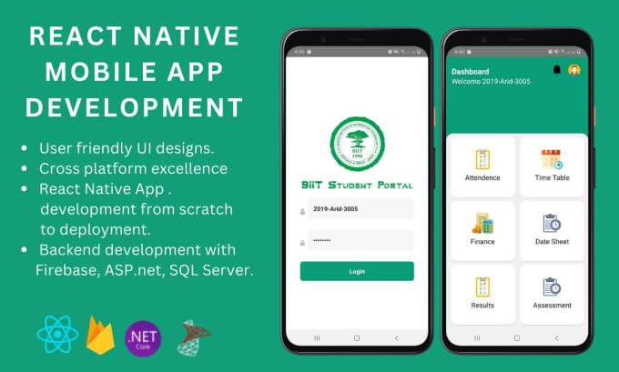 Gig Preview - Develop your app in react native expo IOS and android