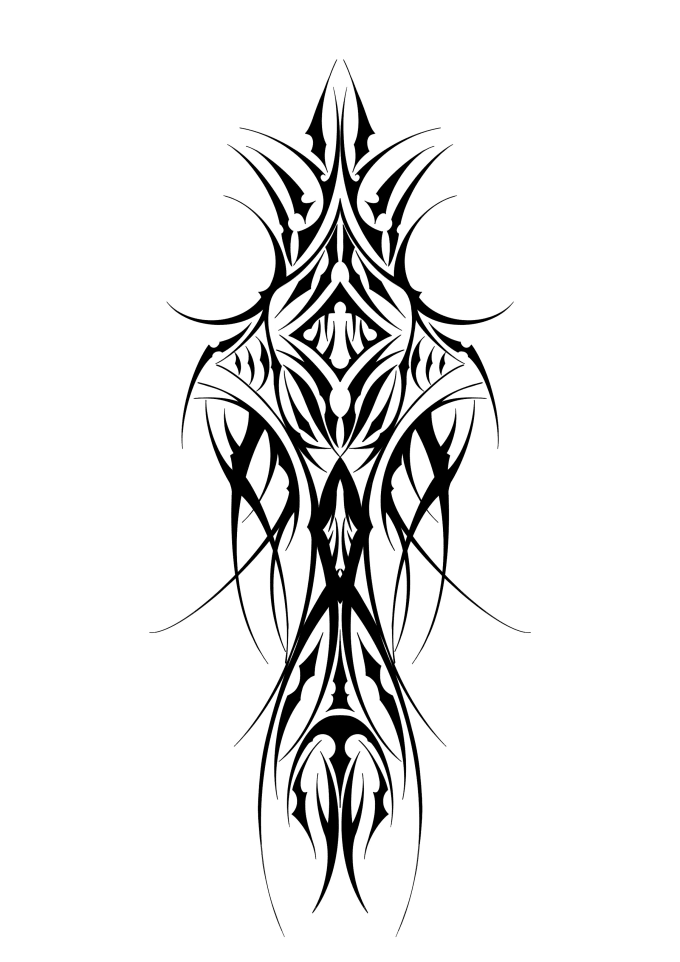 Gig Preview - Create a tribal gothic graphic for your clothes