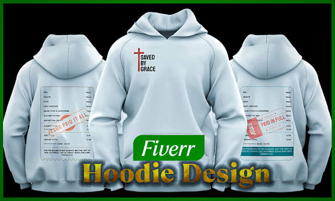 Gig Preview - Design a bulk christian trendy streetwear hoodie with mockups