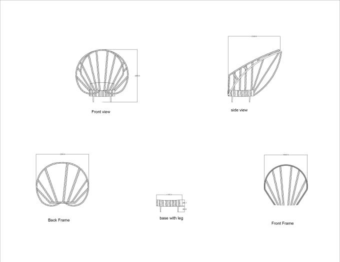 Gig Preview - Do autocad mechanical, furniture, and shoe drawings and 3d design