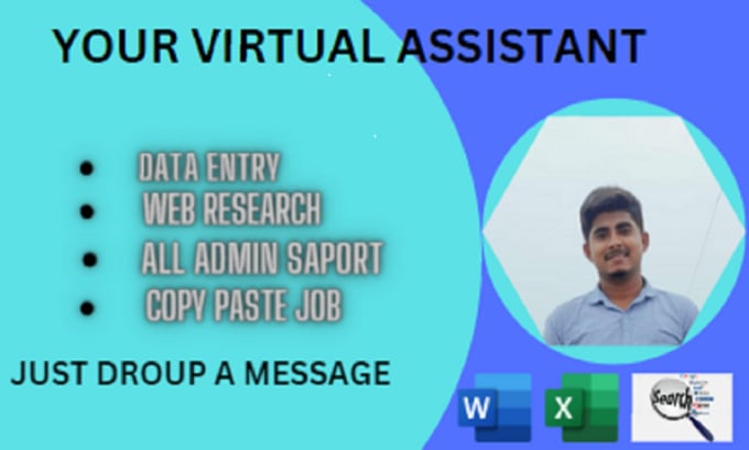 Gig Preview - Your virtual assistant data entry and lead generation