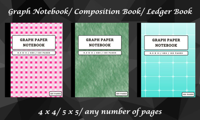 Gig Preview - Create professional graph paper notebook for KDP publishing