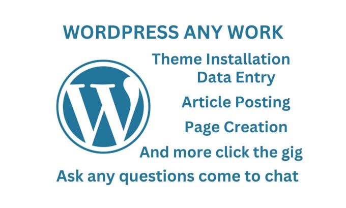 Gig Preview - Do premium wordpress data entry, post formatting, and more