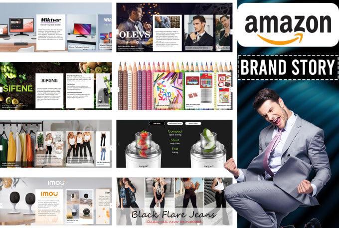 Gig Preview - Design amazing amazon brand story for your products