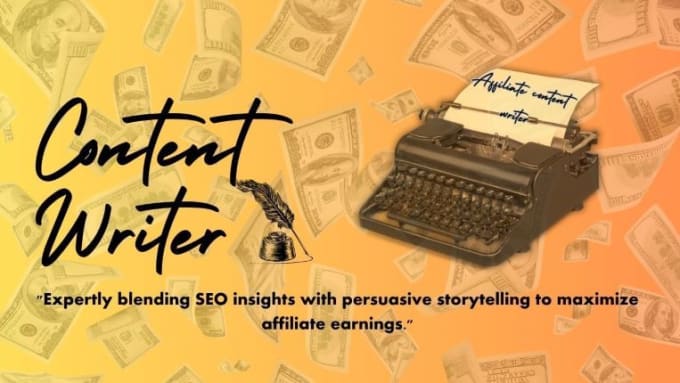 Gig Preview - Write affiliate articles engaging and SEO optimized content