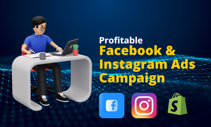 Gig Preview - Do profitable facebook ads, instagram ads campaign, shopify