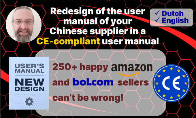 Gig Preview - Redesign the user manual of your chinese supplier to a ce compliant version