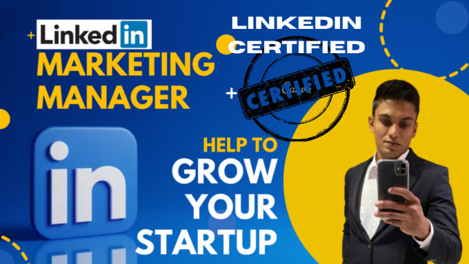 Gig Preview - Be your certified linkedin account manager to grow business