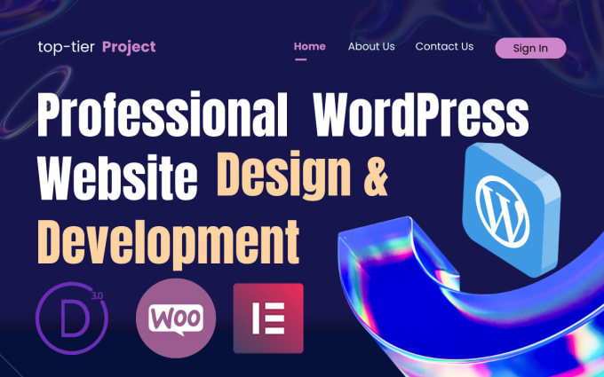 Gig Preview - Create blog website and wordpress website redesign