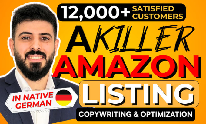 Gig Preview - Write and optimize a killer german amazon listing