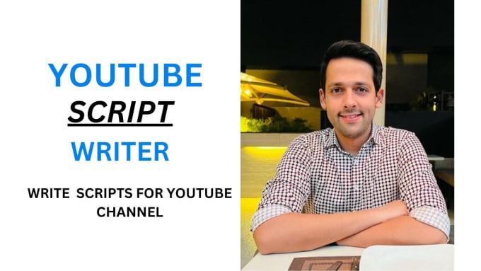 Gig Preview - Be your professional youtube script writer