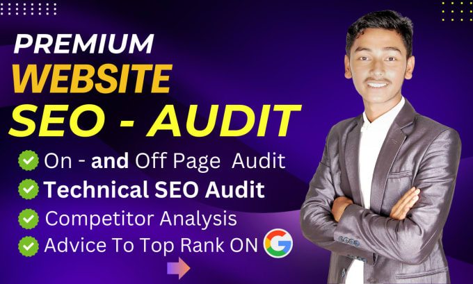 Gig Preview - Do a full SEO audit and deliver a report for your website