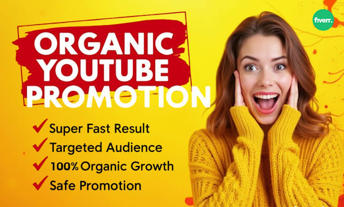 Bestseller - do organic youtube video promotion to grow your channel