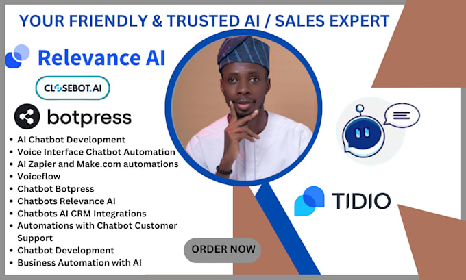 Gig Preview - Gohighlevel ai relevance ai botpress tidio closebot virtual assistant team n8n