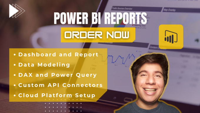 Gig Preview - Transform your data into dynamic power bi reports and dashboards