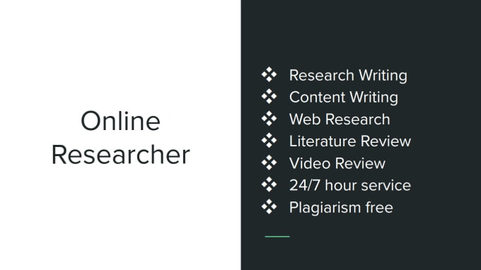 Gig Preview - Carry out your online research and write a summary for english