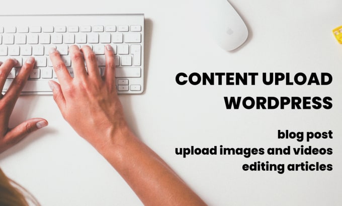 Gig Preview - Upload your content and blog post on wordpress as wordpress VA