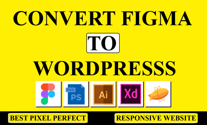 Gig Preview - Convert xd to wordpress, psd to wordpress, figma to wordpress