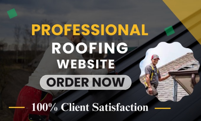 Gig Preview - Build roofing plumbing and handyman website for your business