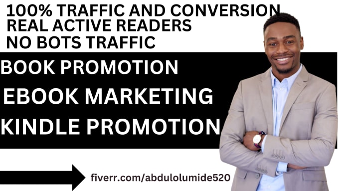 Gig Preview - Do viral promotion and marketing for your book and ebook on amazon kindle