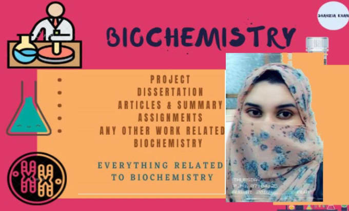 Gig Preview - Write SEO articles on any topic of biochemistry being a biochemist