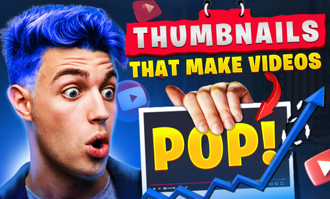 Gig Preview - Design premium clickbait youtube thumbnail in 24 hours